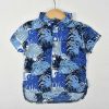 پیراهن پسرانه بچه گانه طرح هاوایی کد 2611